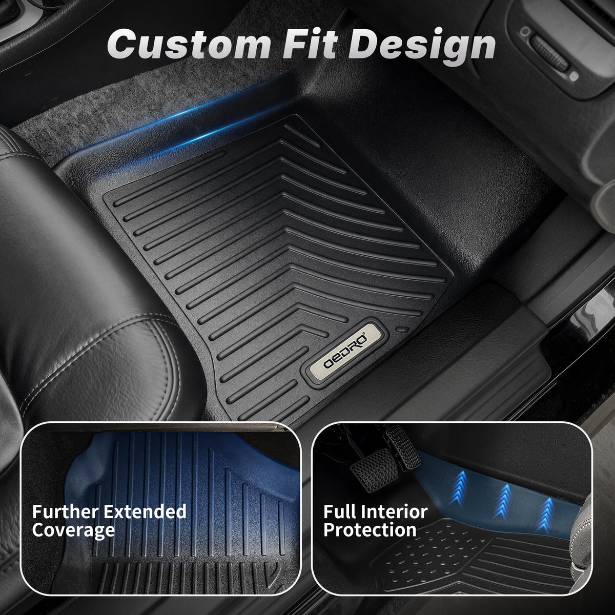 OEDRO upper-deck trunk mat fitting the cargo area to protect from messes