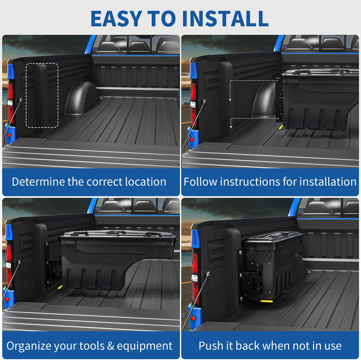 OEDRO closed side profile demonstrating low-profile space-saving benefit