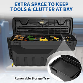 OEDRO removable tray removed to show sorted tools and fast access benefit