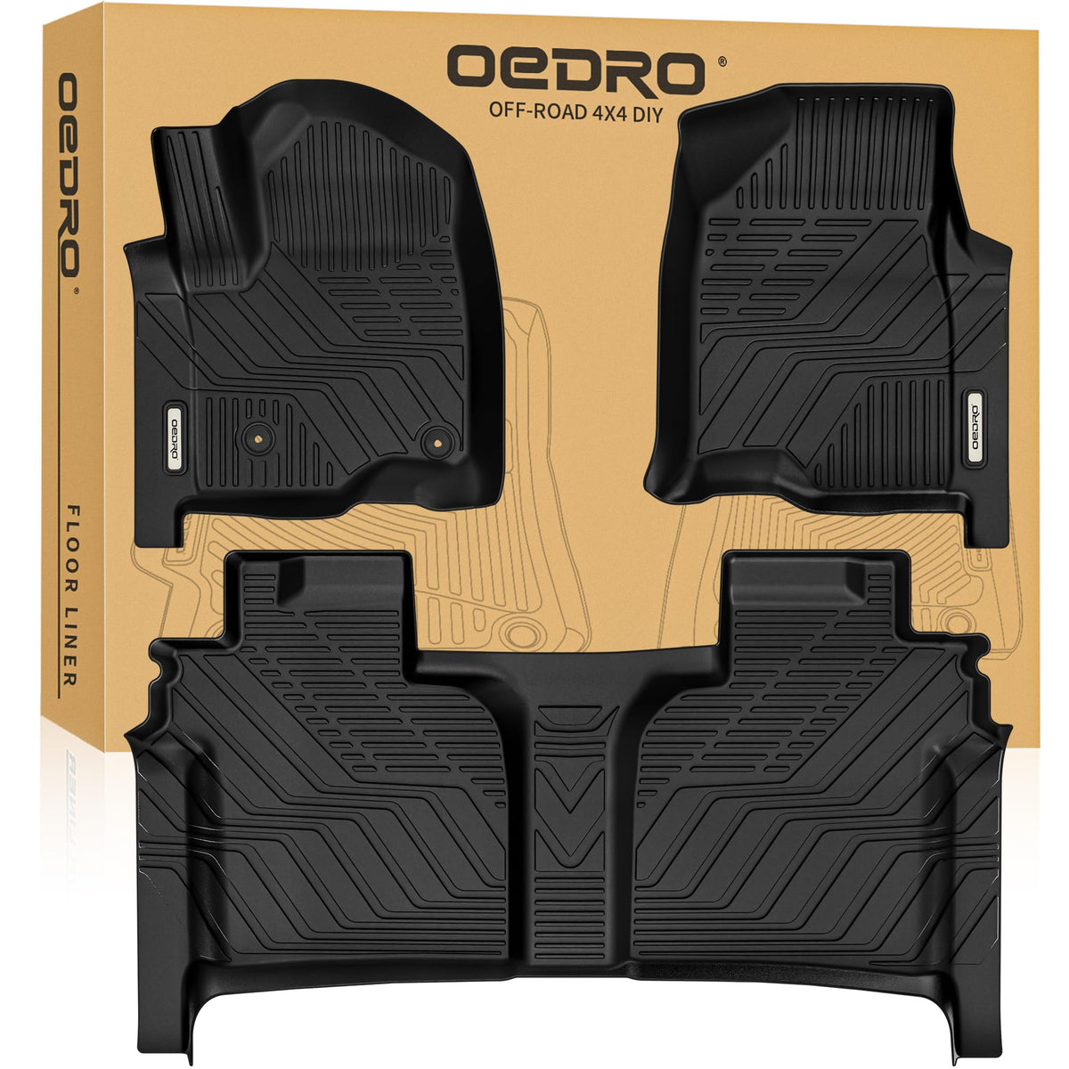 OEDRO driver-side mat showing custom fit and durable protection