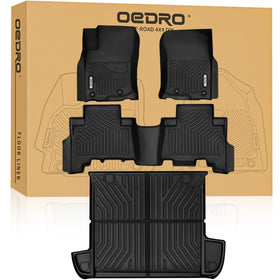 OEDRO front mats top view showing precise fit and easy protection