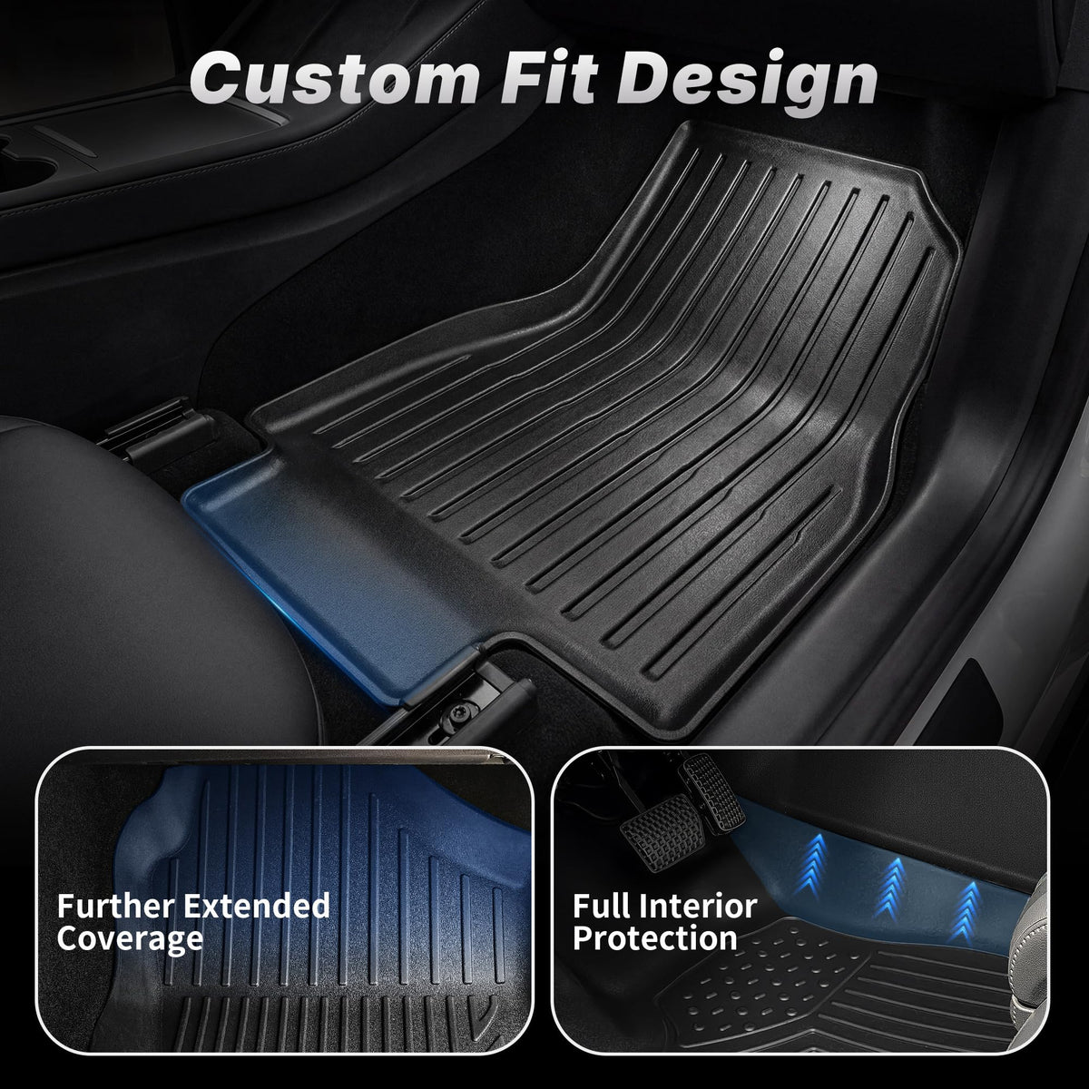 OEDRO front trunk cargo liner in frunk protecting cargo and simplifying cleanup benefit