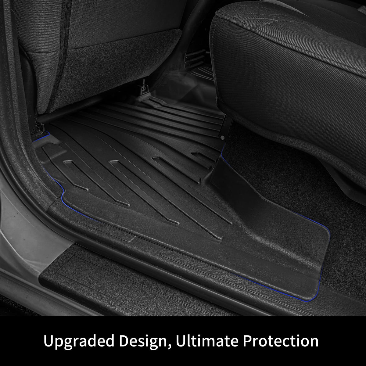 OEDRO mats installed in Tacoma lifestyle shot demonstrating seamless OEM look