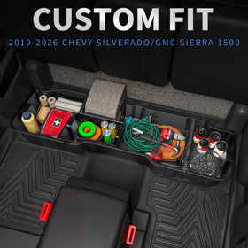 OEDRO installed under rear seat demonstrating factory-like fit benefit