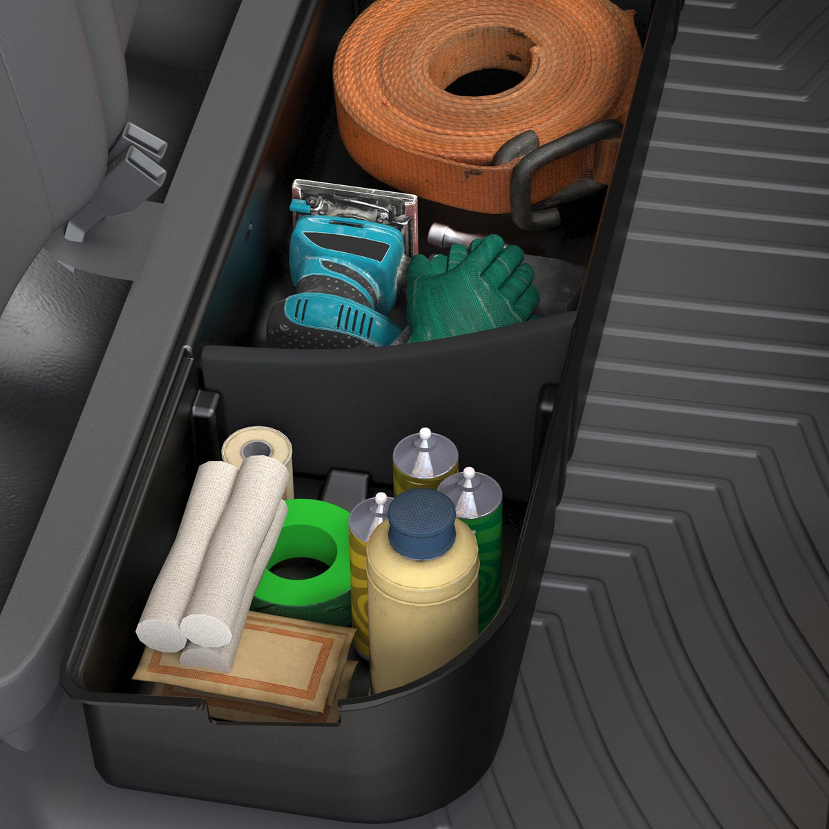 OEDRO size comparison with ruler conveying compact fit and capacity advantage