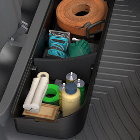OEDRO size comparison with ruler conveying compact fit and capacity advantage