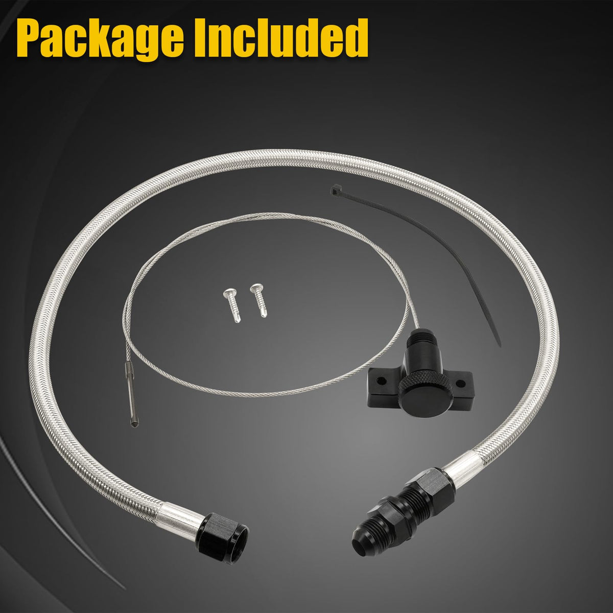 OEKITS dipstick installed in F-150 engine bay for simple maintenance