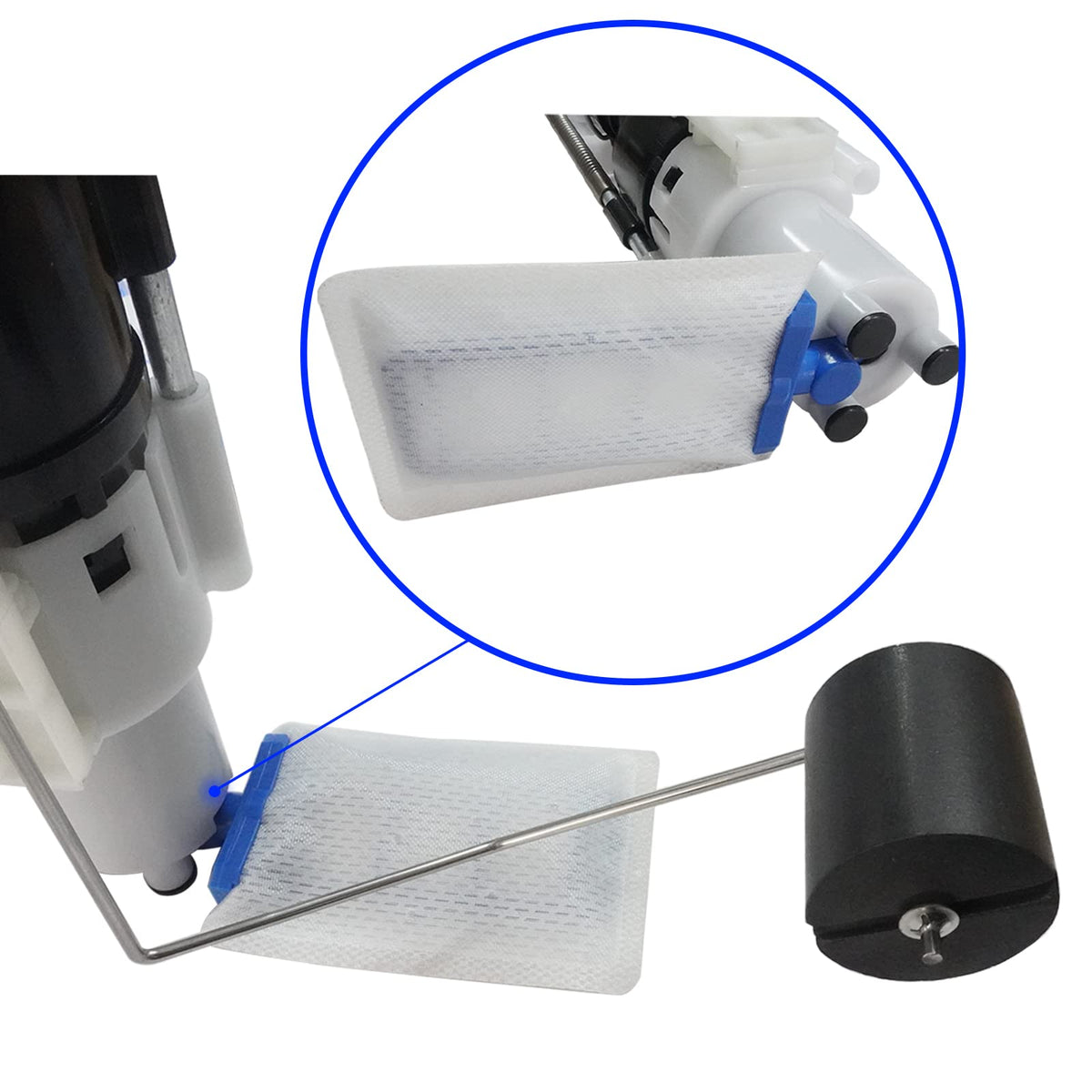 OEKITS retaining nut and gasket laid out, provides all seal components for secure installation