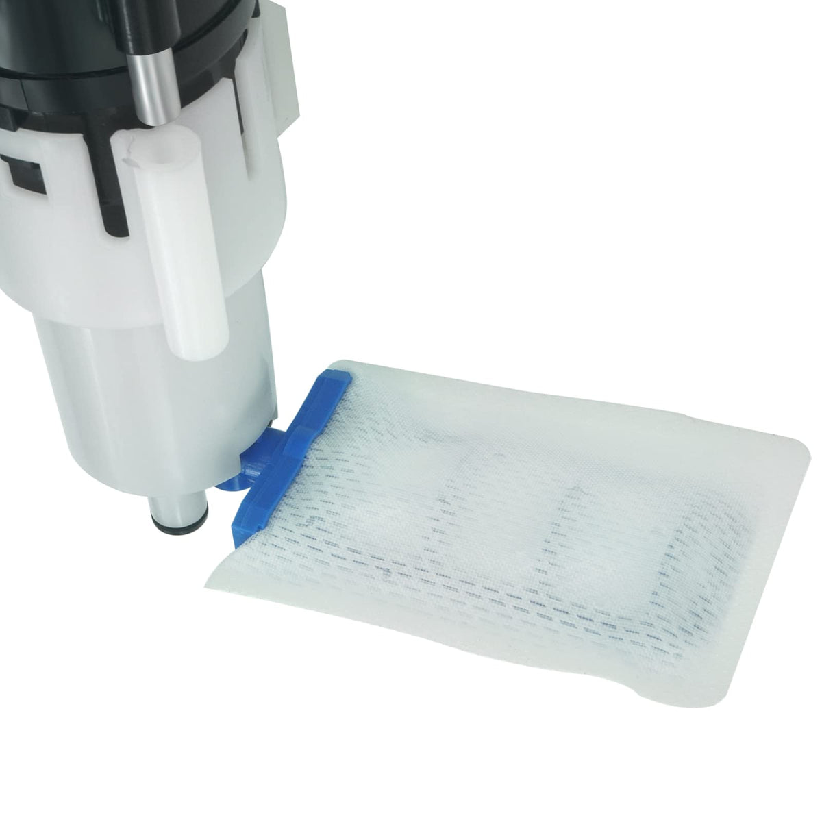 OEKITS pump beside ruler showing compact size for easy handling