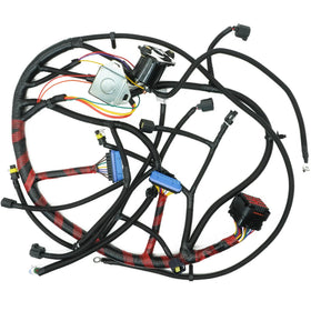OEKITS harness front view showing full connector layout and correct fit