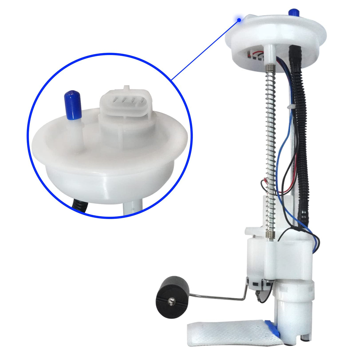 OEKITS installed fuel pump in Polaris fuel tank demonstrating correct fitment