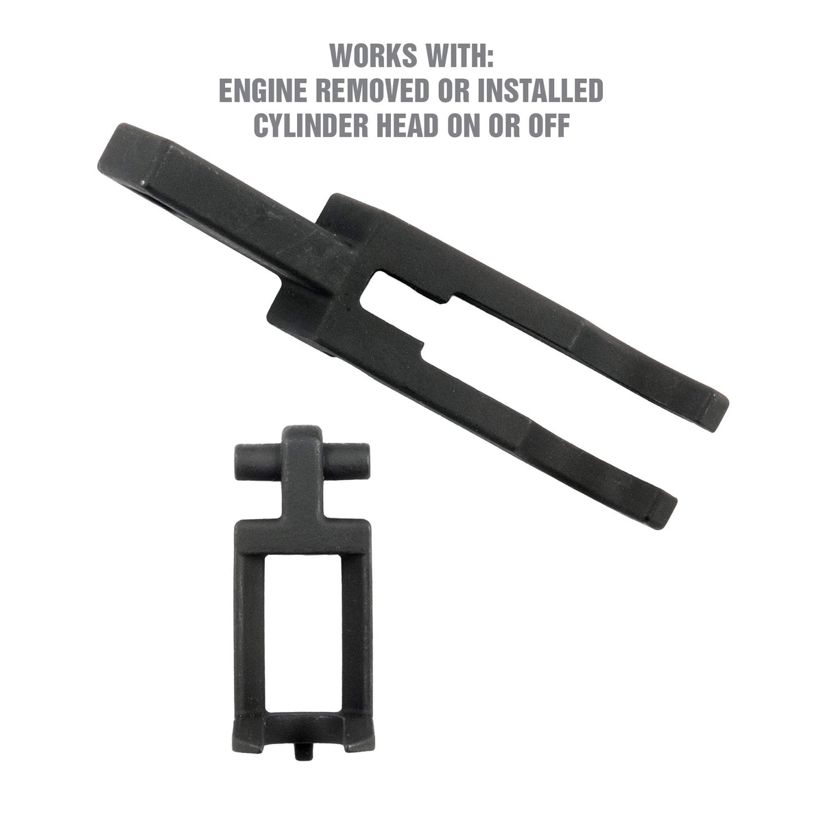 OEMTOOLS tool compressing a valve spring in an engine delivering faster service benefit