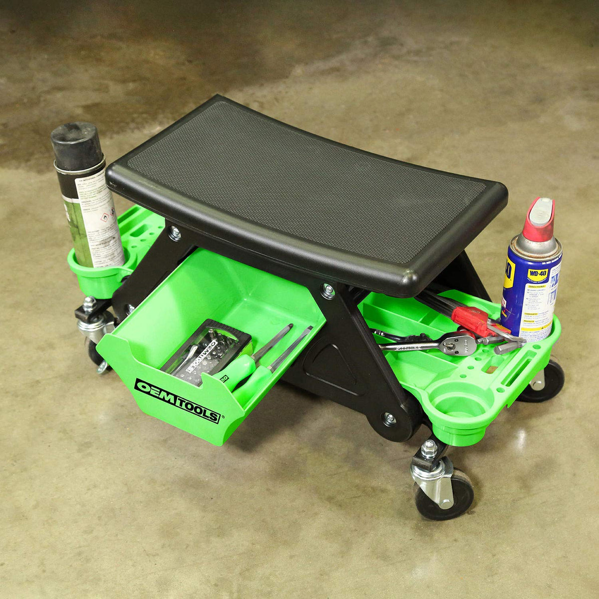 OEMTOOLS four cup holders storing sprays and small items for convenience