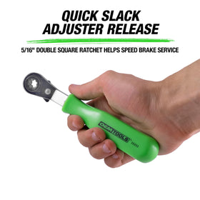 OEMTOOLS angled head close-up demonstrating better hand clearance in tight spaces