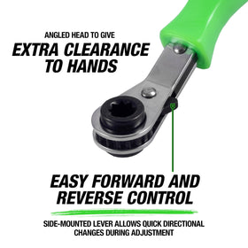 OEMTOOLS E-Z Grip handle view highlighting comfort and reduced hand fatigue