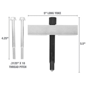 OEMTOOLS 25258 scale next to ruler illustrating compact size and easy storage advantage