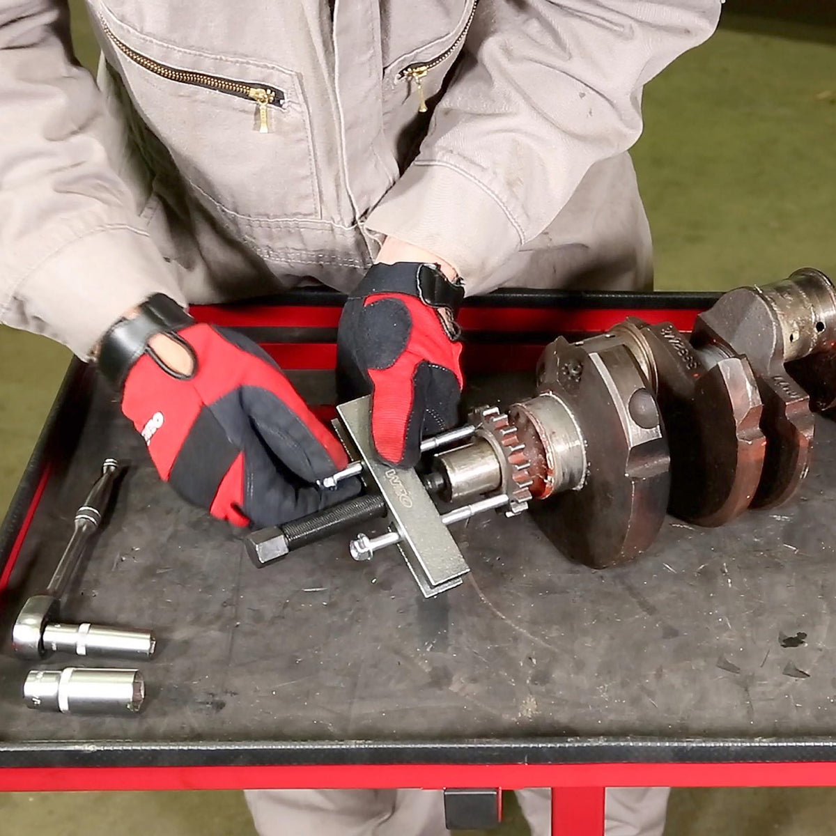 OEMTOOLS 25258 stored in toolbox showing slim profile and convenient workshop storage