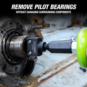 OEMTOOLS 27059 mounted on threaded rod demonstrating compatibility advantage