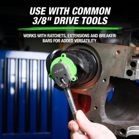 OEMTOOLS alloy steel texture highlighting durable construction for long life
