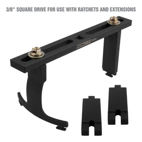 OEMTOOLS installed with a 3/8 inch ratchet demonstrating easy controlled torquing