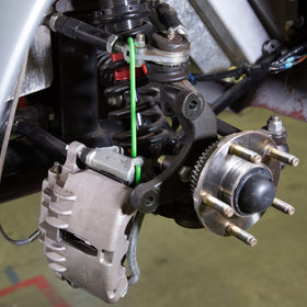 OEMTOOLS hanger supporting exhaust hose to protect lines and simplify multi-task repairs