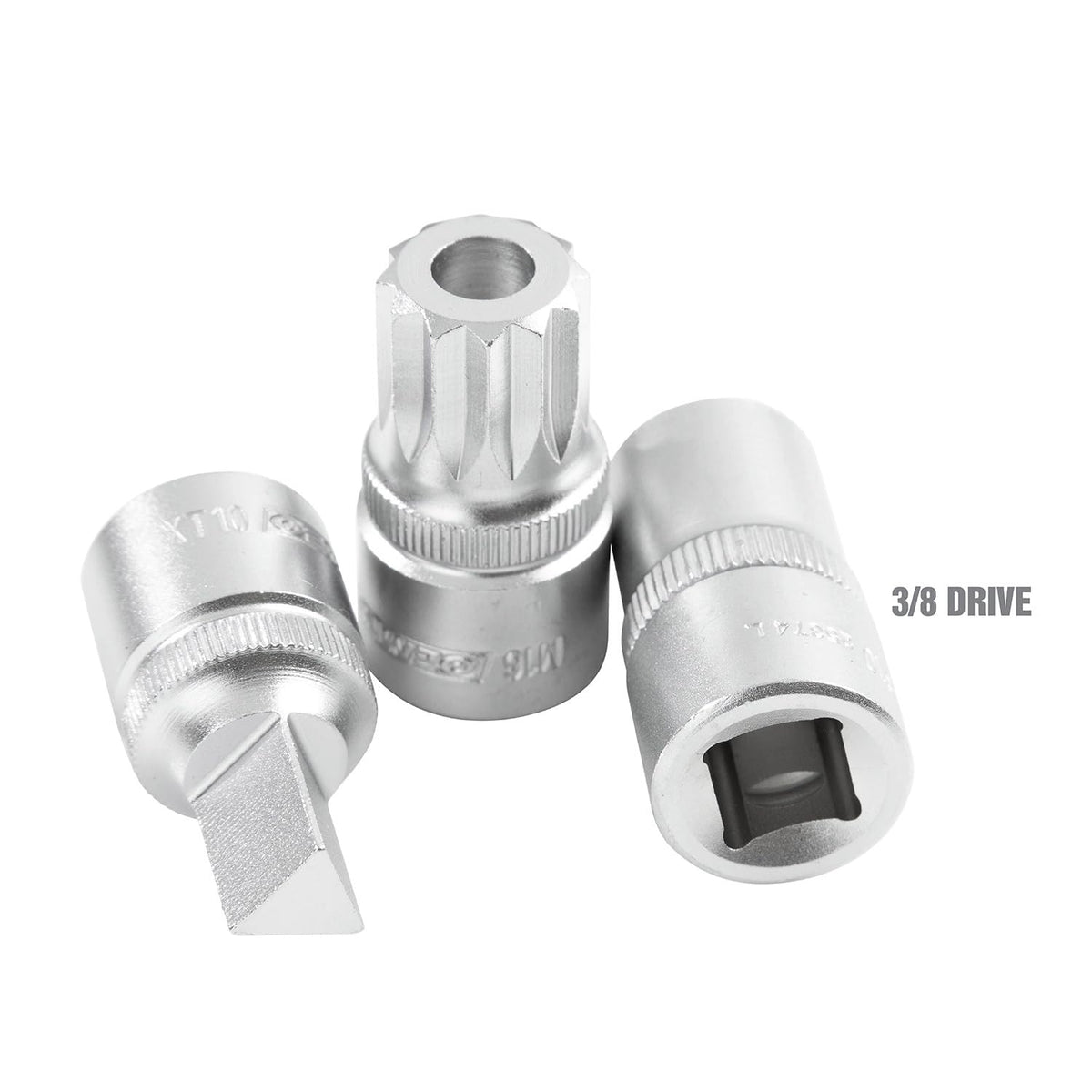 OEMTOOLS triple-square 16mm tamper-proof socket close-up preventing fastener damage