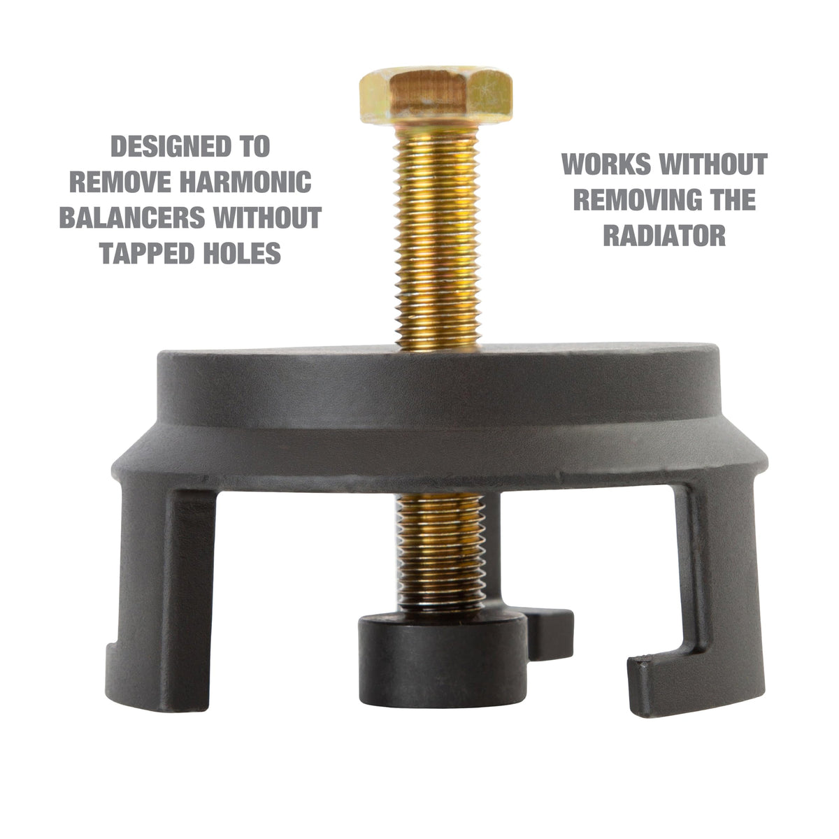 OEMTOOLS close-up of clip mechanism demonstrating radiator-free removal advantage