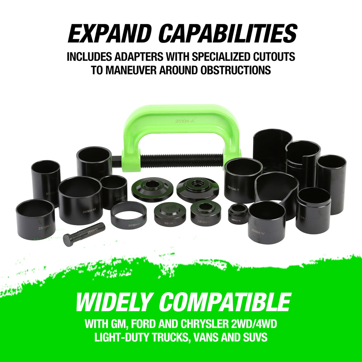 OEMTOOLS driver cup detail showing machined surface for secure ball joint seating and protection