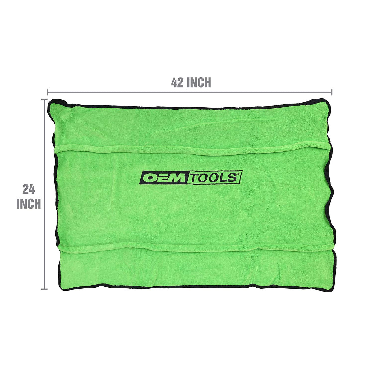 OEMTOOLS cover installed on a sedan protecting paint while working