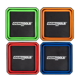 OEMTOOLS four-color set arranged for quick part sorting and identification
