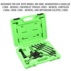 OEMTOOLS puller in use on engine pulley improving removal access