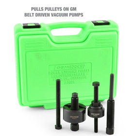 OEMTOOLS installed pulley aligned on shaft illustrating precise, damage-free installation