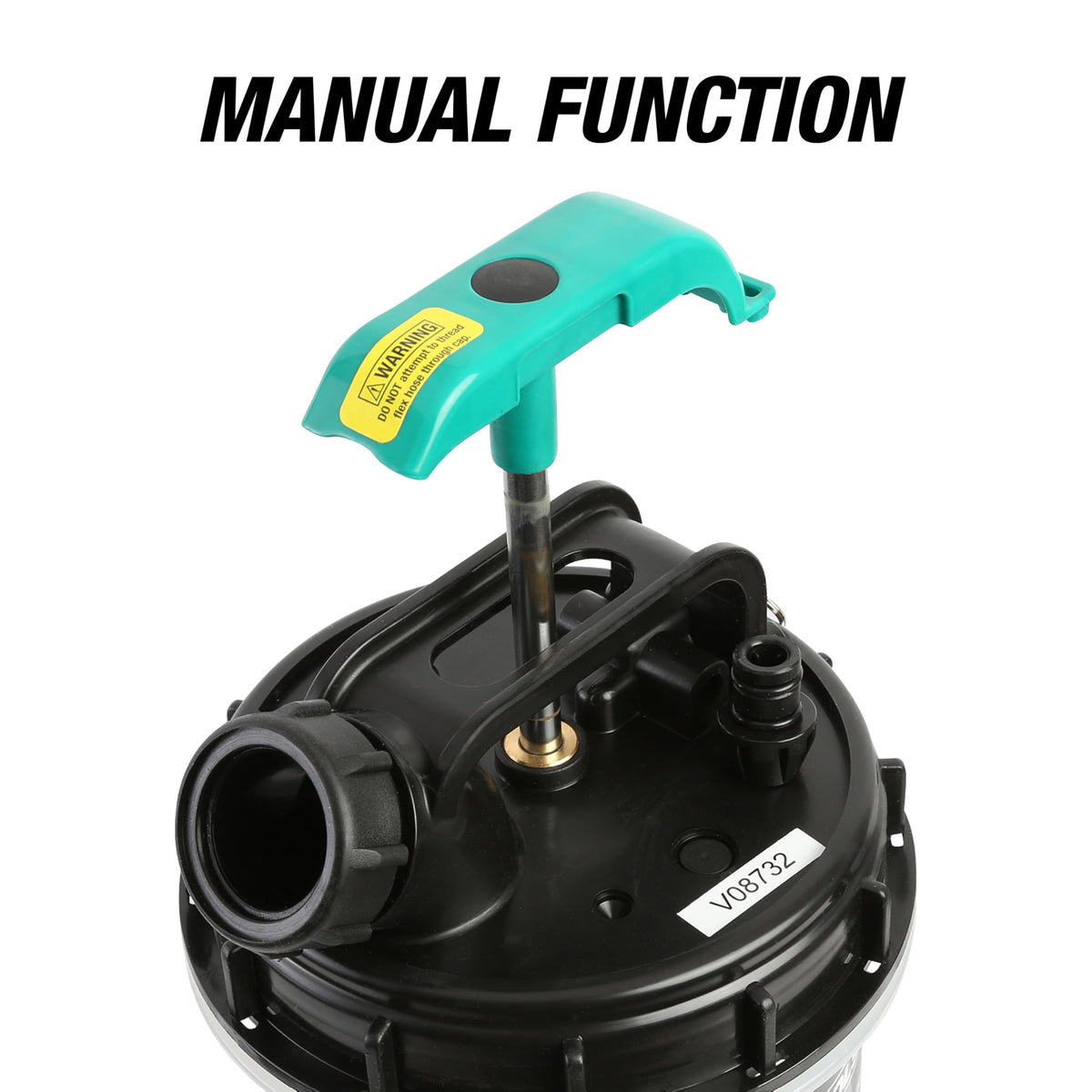OEMTOOLS close-up of leak-proof single-piece reservoir for cleaner transfers