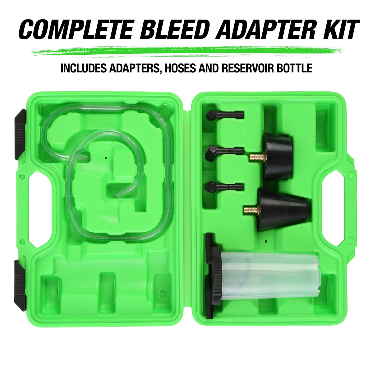 OEMTOOLS kit in garage use with mechanic performing steering bleed
