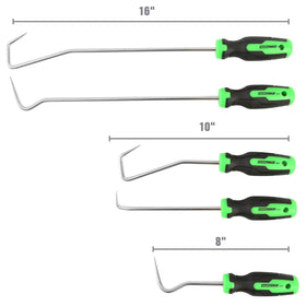 OEMTOOLS long shaft pick close-up showing durable tip and reach benefit