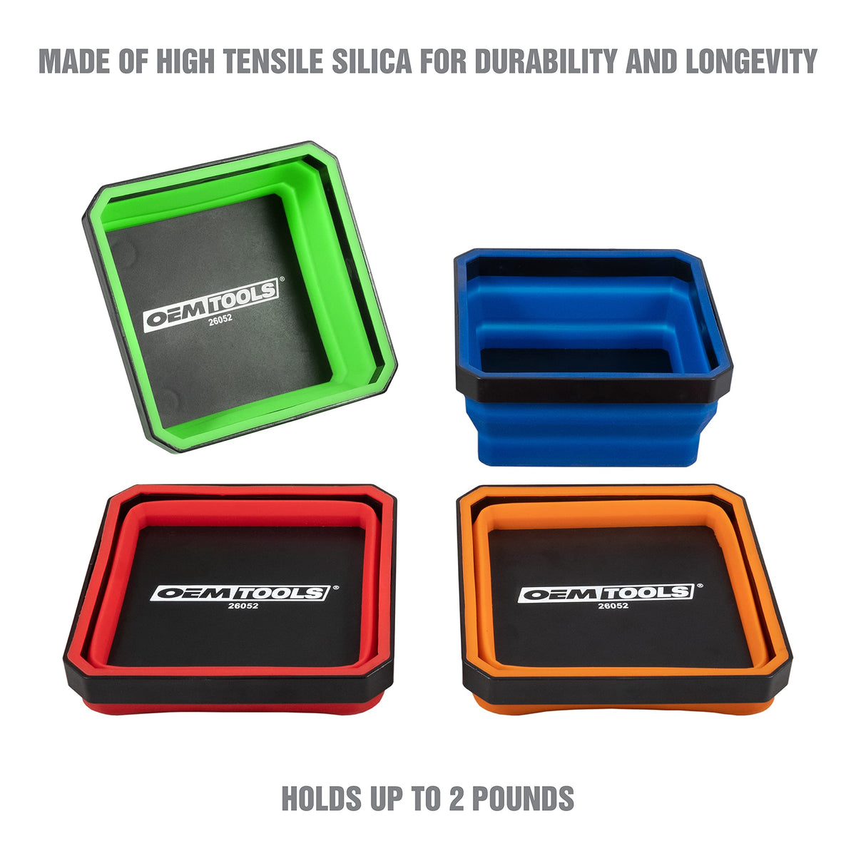 OEMTOOLS magnetic base close-up showing strong grip to metal surfaces