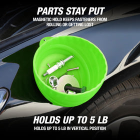 OEMTOOLS rubber-coated magnet close-up protecting surfaces from scratches