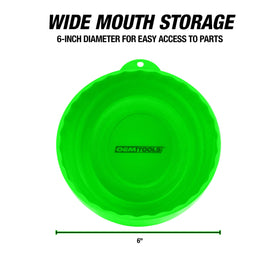 OEMTOOLS cups on workbench improve visibility and reduce lost parts
