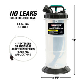 OEMTOOLS hand pump handle action demonstrating manual operation and portability