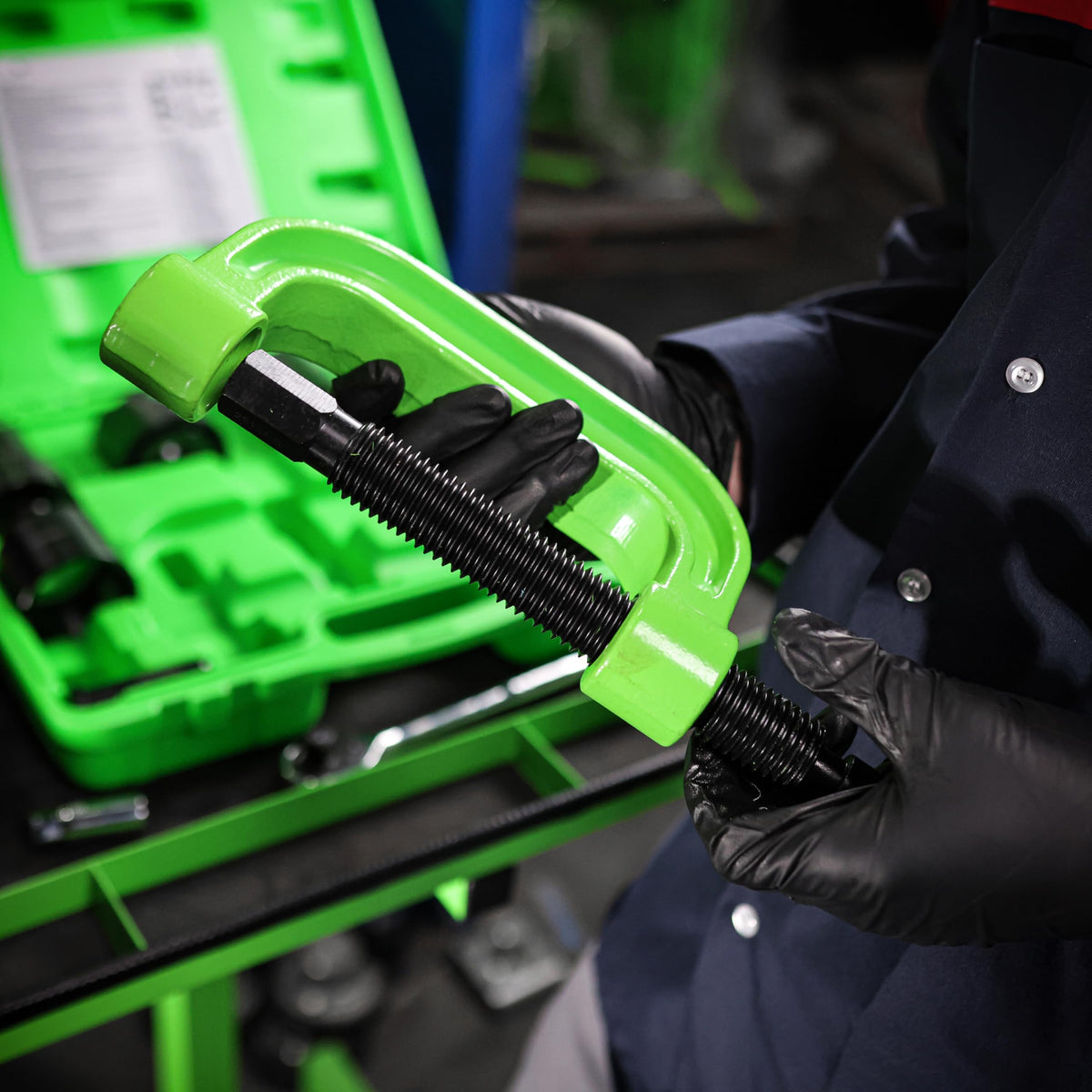 OEMTOOLS molded storage case open displaying organized compartments for quick part selection
