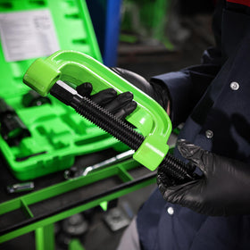 OEMTOOLS molded storage case open displaying organized compartments for quick part selection
