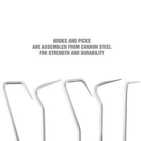 OEMTOOLS picks in use removing heater hose to protect surrounding parts