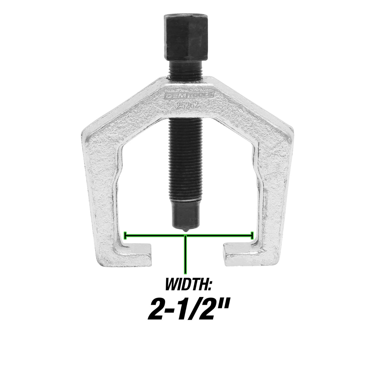 OEMTOOLS pitman arm puller yoke closeup highlighting forged strength