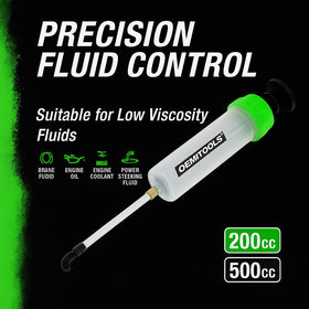 OEMTOOLS plunger and handle detail delivering low-effort high-vacuum pumping