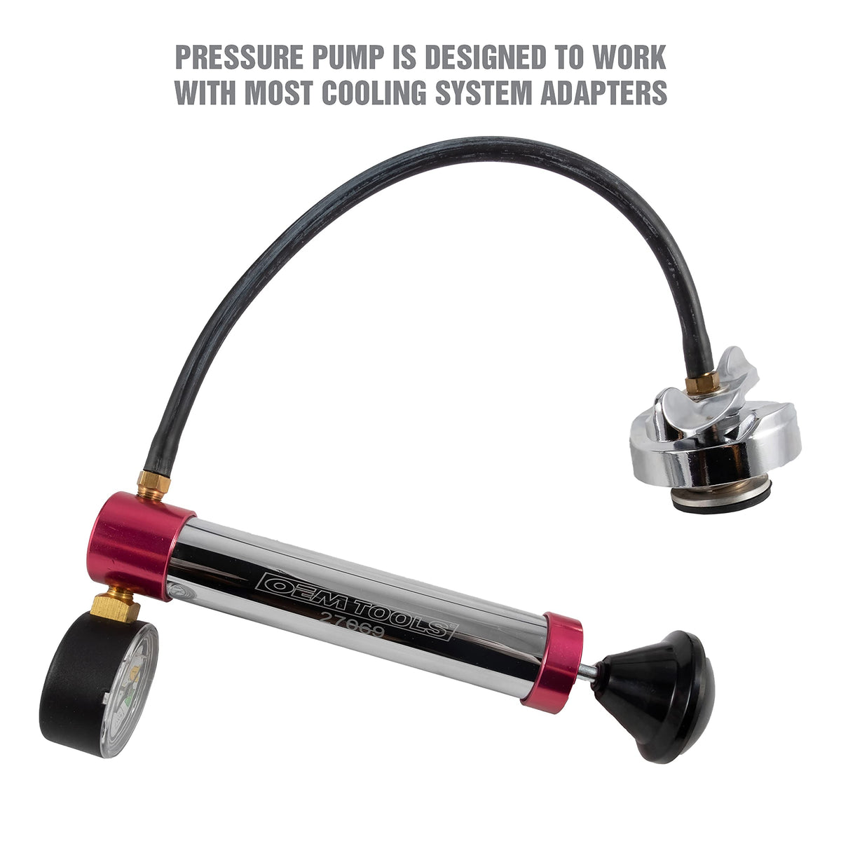 OEMTOOLS pressure relief valve detail for safe depressurizing and controlled release