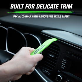 OEMTOOLS held in hand showing scale and ergonomic control for safe prying