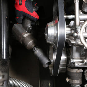 OEMTOOLS socket next to ruler showing scale and compact size advantage