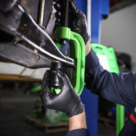 OEMTOOLS scale comparison with wrench showing kit size and portability for shop or mobile work