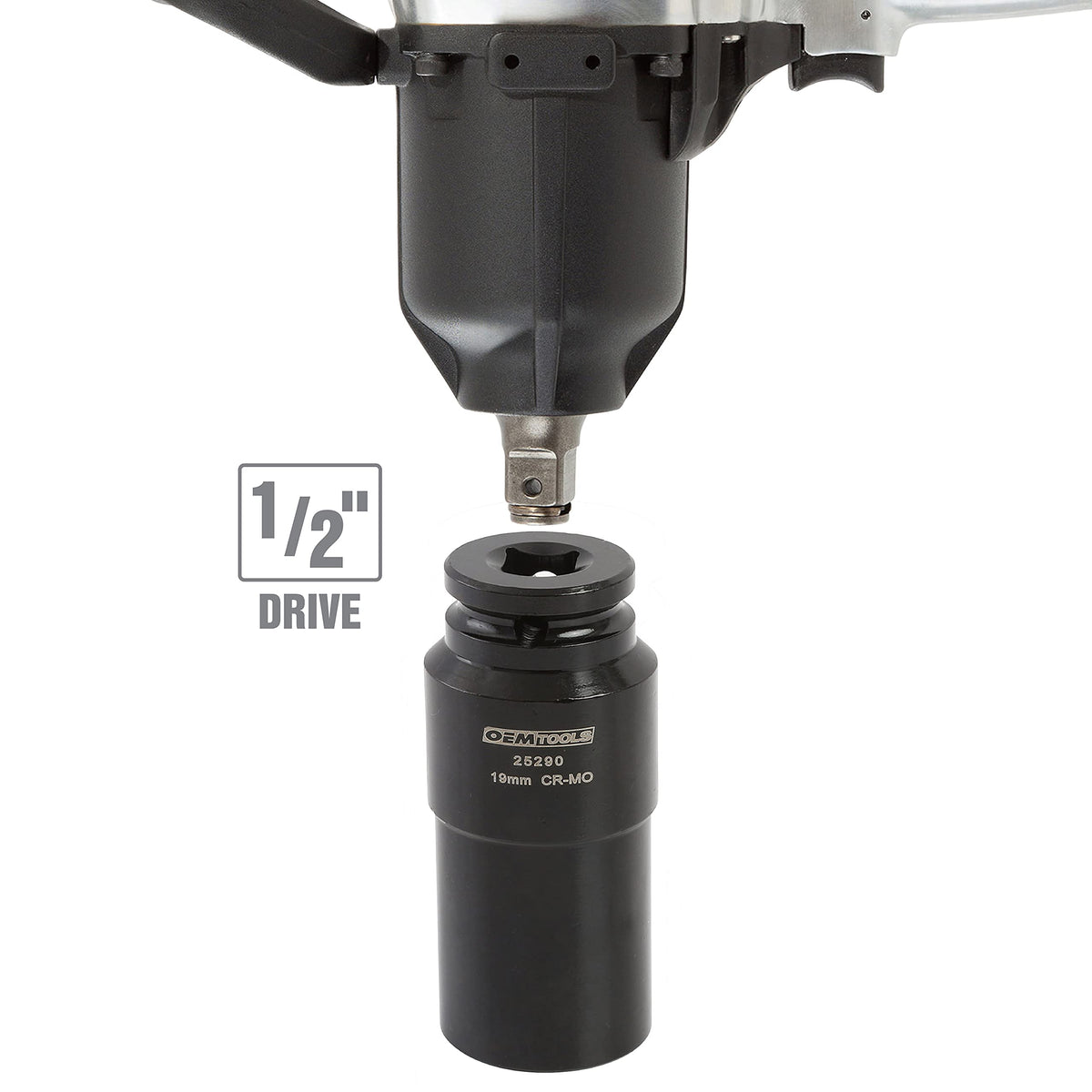 OEMTOOLS alloy steel finish close-up showing durable construction