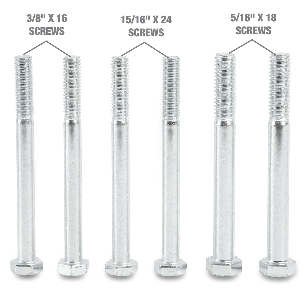 OEMTOOLS assortment of pulling fasteners and washers offering multiple thread options